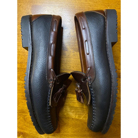 Allen Edmonds Nashua Penny Loafer Tassel Black Brown Leather Mens Shoes 11.5 main image 9